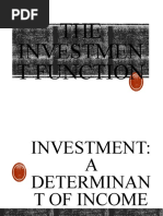 Chapter 6 -The Investment Function