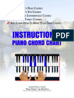 Instructional Piano Chord Chart