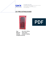 Box Fire Extinguisher-Ptj