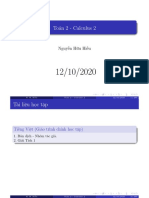 Toán 2 - Calculus 2 SPKT 