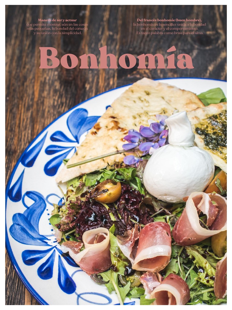 Menú de Bonhomía Lounge | PDF | Pizza | Queso