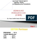 Program Studi Teknik Sipil S1 Hidrologi