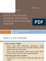 Perhitungan Biaya Standar