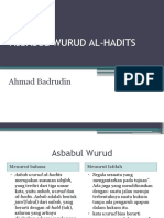 Ahmad Badrudin - Asbabul Wurud