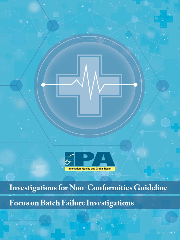 Investigation Guidelines by Ipa PDF Quality Assurance Risk