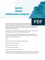 How To Improve Your Preventive Maintenance Program