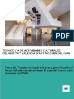 Tema 16 Transformaciones Urbanas y El Caso Centro Julio Gonzalez