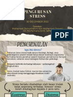 Cara Menguruskan Stress Secara Berkesan