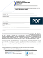 UNP Consent Form for Limited F2F Classes
