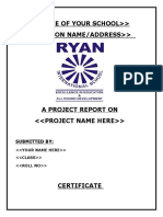 CS Project Report Template