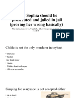 Why Sophia Should Be Prosecuted and Jailed in