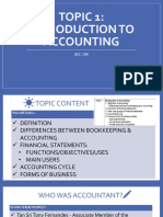 Introduction to Accounting Fundamentals