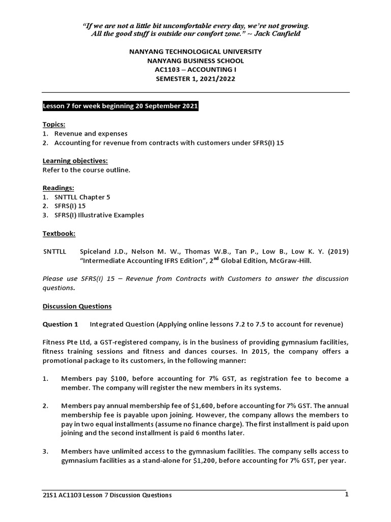 SFRS(I) 15 Revenue Accounting Guide | PDF | Value Added Tax | Revenue