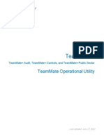 TeamMate Operational Utility