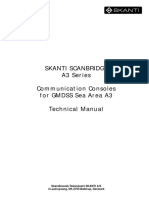 Skanti Scanbridge A3 Series Communication Consoles For GMDSS Sea Area A3 Technical Manual