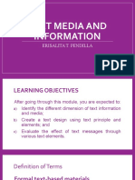 Q2 M4 Text Media and Information