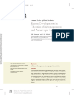 2023-Recent Developments in Theories of Inhomogeneous and Anisotropic Turbulence