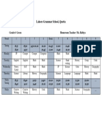 TimeTable 6