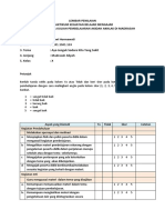 Lembar Penilaian Praktikum 1