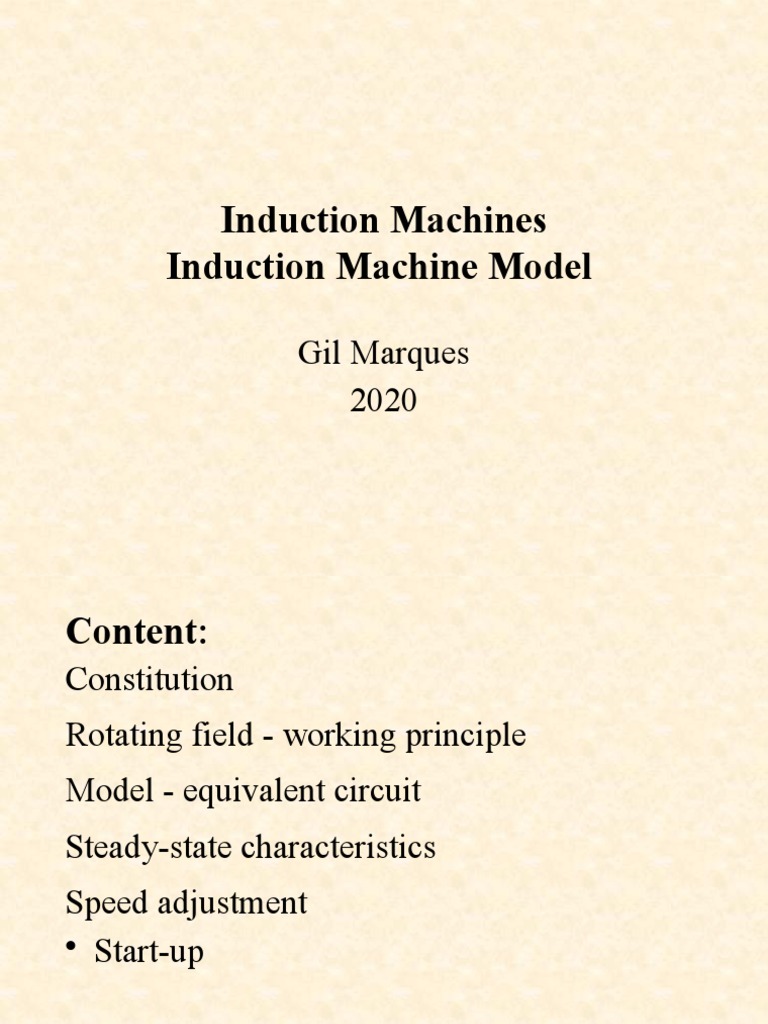 12 See Induction Machines 2 Pdf Rotating Machines Propulsion