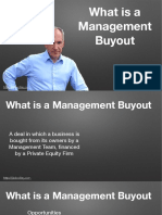 What Is A Management Buyout