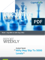 Stock Futures and Options Reports for the Week (8th - 12th August '11)