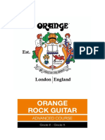 Orange Rock Guitar Advanced Course Grade 6-8