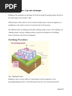 Earthing-Procedure Types & Advantages