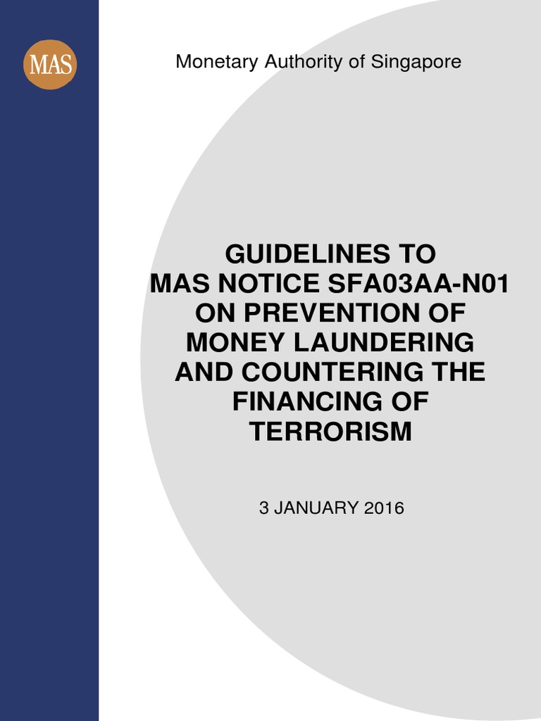 MAS Guidelines on AML/CFT Compliance | PDF | Money Laundering ...