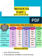 Adjective and Possessive Pronouns