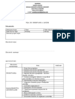 Fise de Observare A Lectiei
