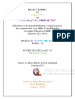 Project Report on Colligative Properties