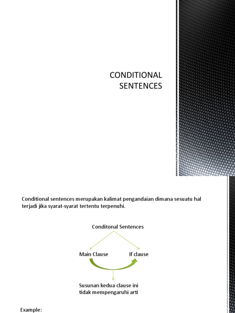 Conditional Sentences PDF Human Communication Language Mechanics