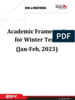 Winter Term 2023 Framework