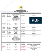 Jadual Ujian Akhir Sesi Akademik Tingkatan 4 2022