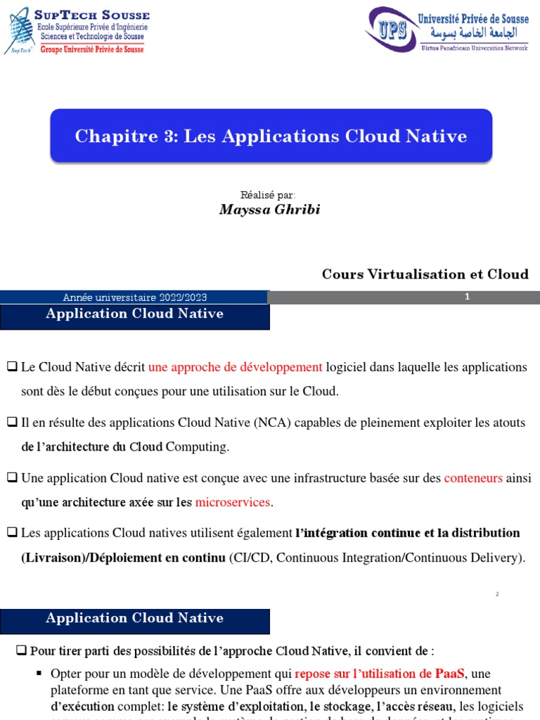 Applications Cloud Native : Concepts Clés | PDF | Cloud computing ...