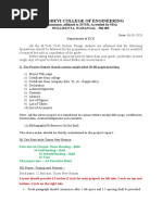 Mtech Project Format-2020 - Ece, Vce