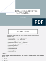 Pembahasan Soal TPS UTBK (Matematika) - 3