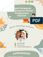 09 - Clara Chinthya Azhara - PPT Gangguan Pendengaran