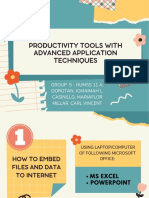 Group 5 Productivity Tools With Advanced Application Techniques Humss 11 A