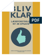 Bliv Klar Til Proeve I Dansk 3 - Laeseforstaaelse Ny 2b Opgave - Praxis 2022