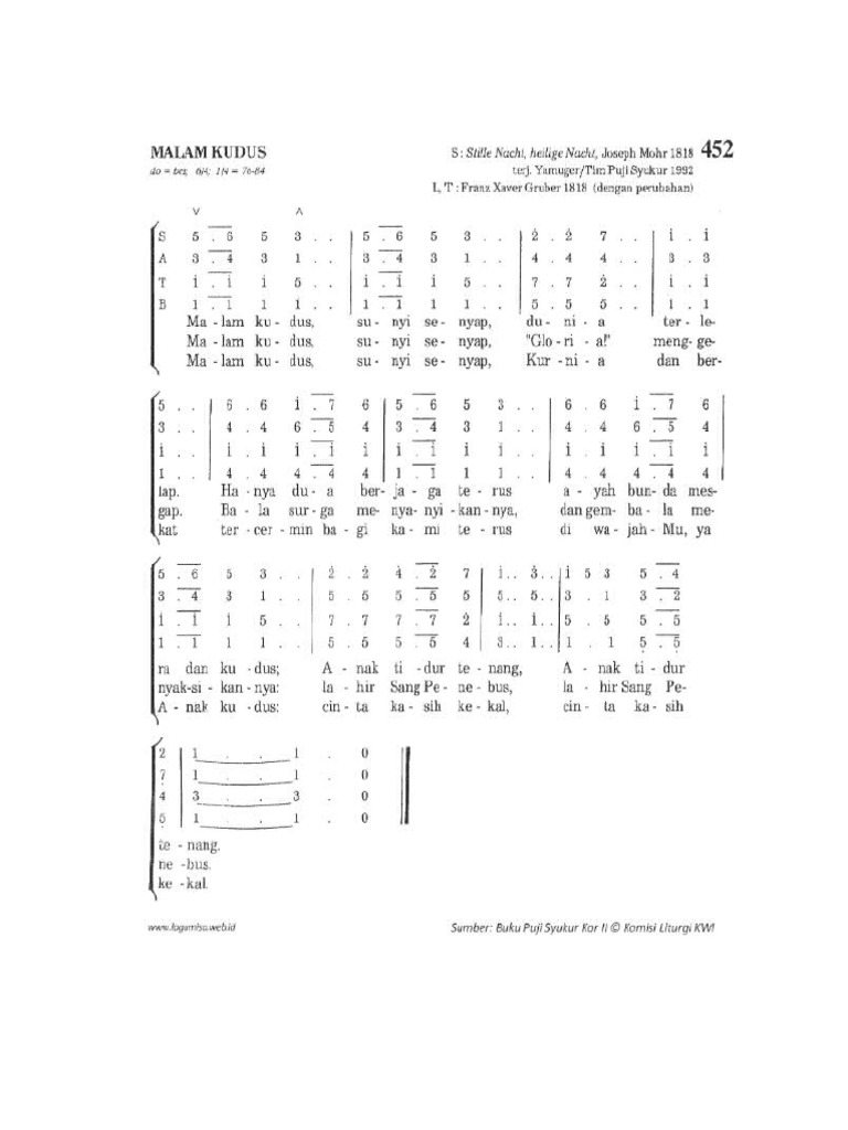 teks malam kudus PDF