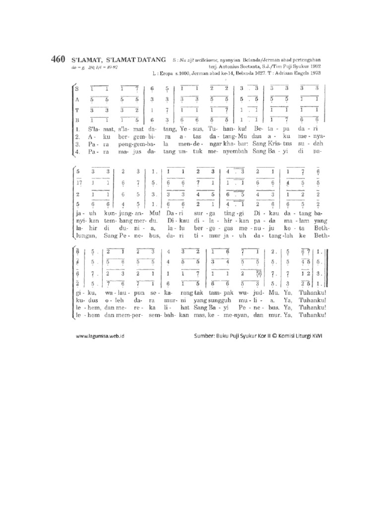 Teks Slamat Slamat Datang | PDF