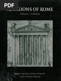 RELIGIONS of ROME, Vol. 1. A History. Mary Beard Et Al. (Eds.)