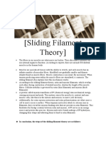 Sliding Filament Theory Sem 5 Assignment