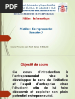 cours informatique entrepreneuriat
