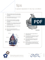 Ten Top Tips Alfa Laval High Speed Separator Direct Drive Ps00195en