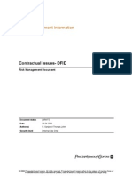 DFID Risk Mitigation Matrix