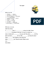 Worksheet Forms of To Be Plural Nouns 85161