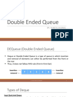 2.3 Double Ended Queue